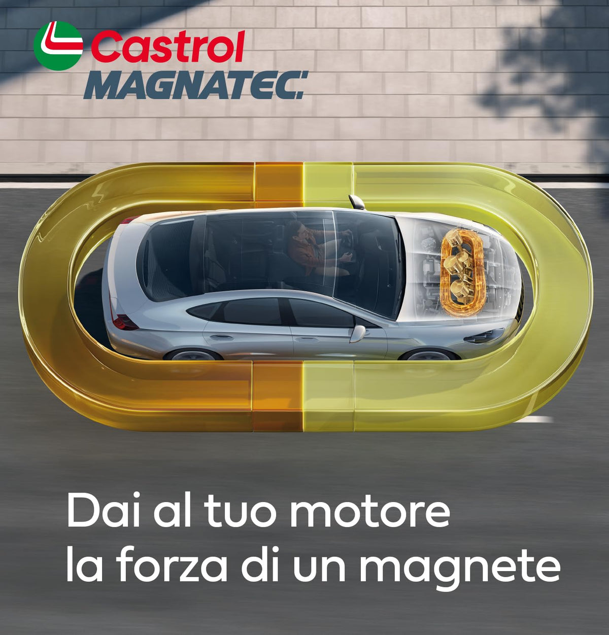 Castrol MAGNATEC 5W-30 A5 Olio Motore per auto Totalmente Sintetico, 4L