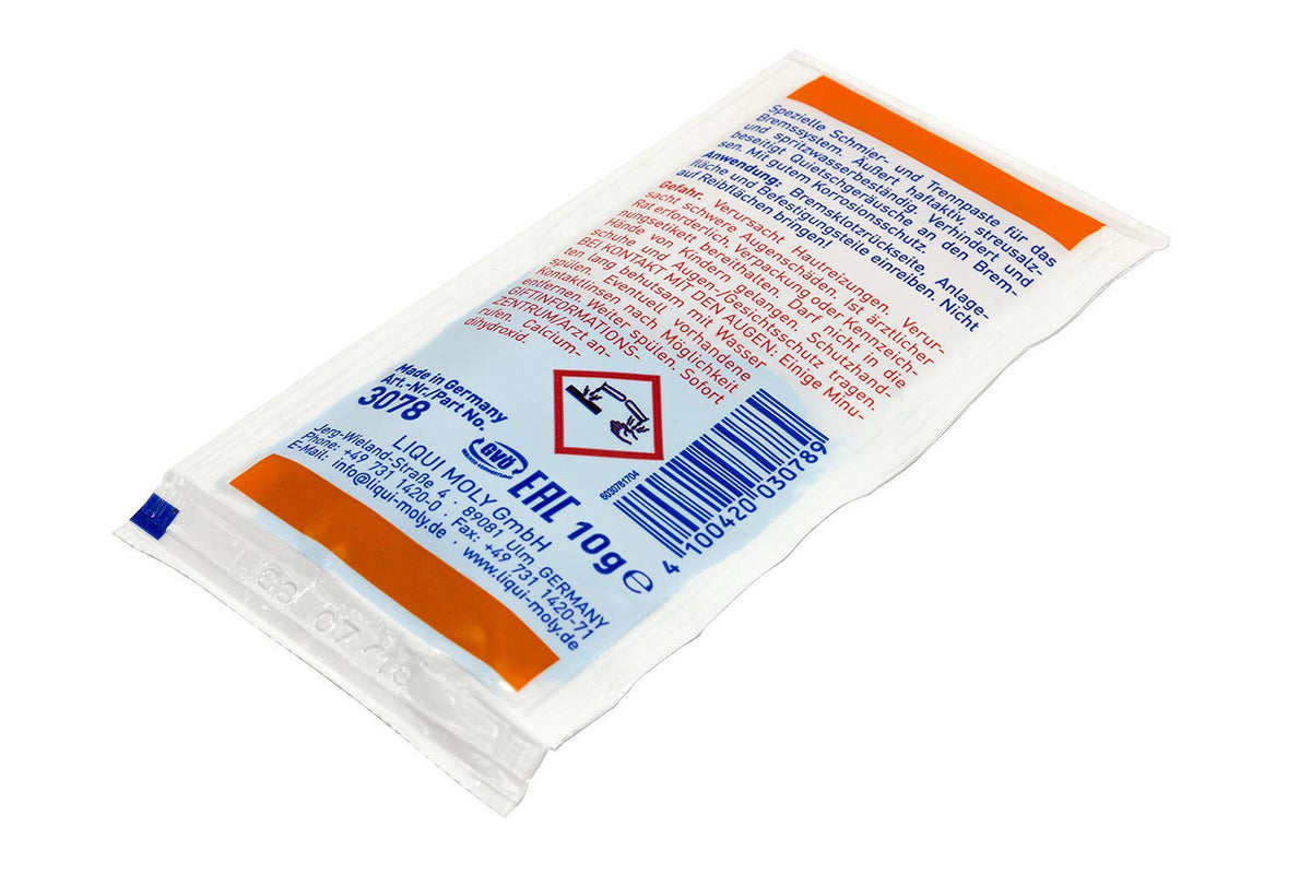 Liqui Moly Pasta anticigolio per Freni, 10 g, Impasto, sku: 3078