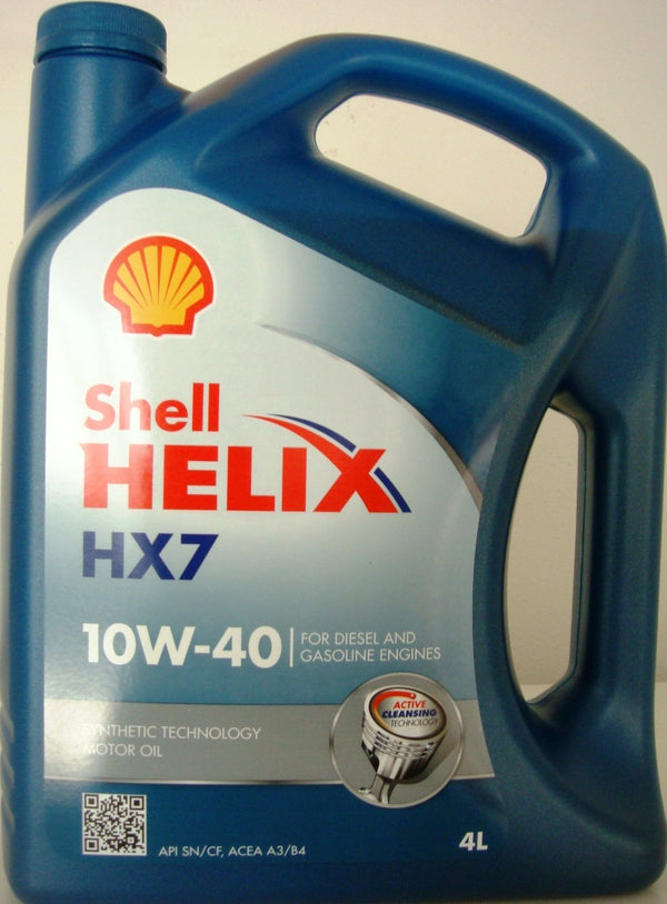 SHELL Olio motore Helix 10W-40 Olio parzialmente sintetico 4 L Compatibilità con RENAULT Clio 3 Hatchback BR0/1, CR0/1 Clio 2 BB0/1/2, CB0/1/2 Clio 4 Hatchback BH, VW Golf 4 Hatchback 1J1, CITROËN