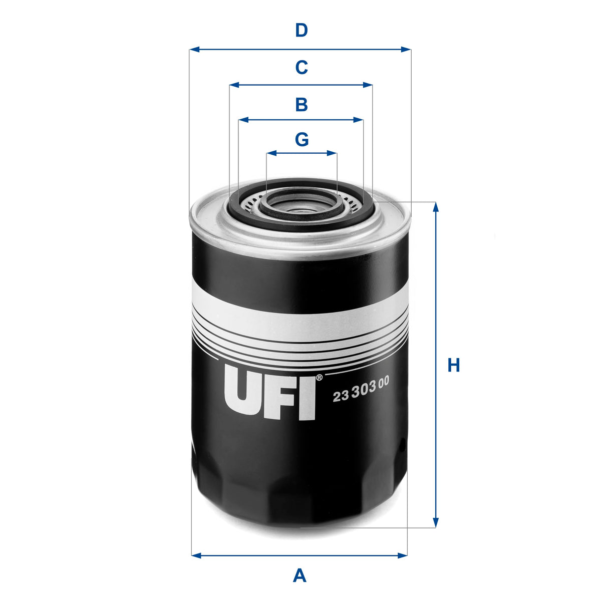 UFI Filters, Filtro Olio 23.303.00