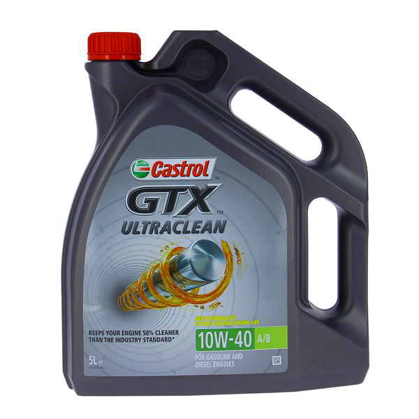 Olio Motore Castrol GTX Ultra Clean 10W-40 A3/B4, 5 litri (prodotto nuovo, Formula Migliorat