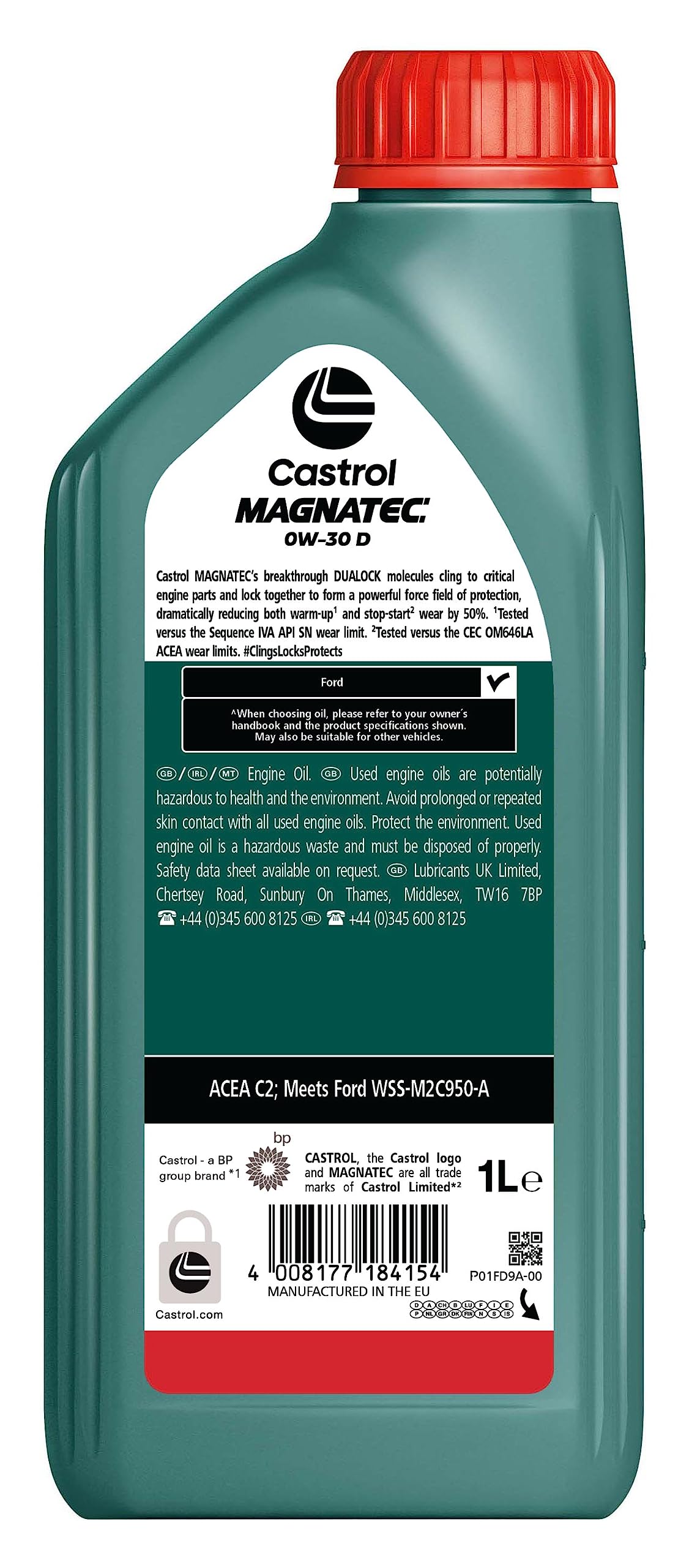 CASTROL 15F67C MAGNATEC STOP-START C2 0W30D