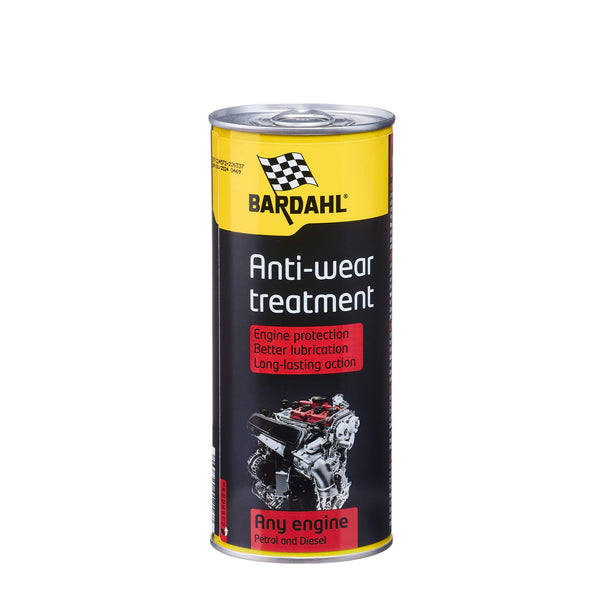 Bardahl - Anti-wear Treatment - Additivo Olio Auto, Trattamento Antiusura, Esalta le Prestazioni del Motore Migliorandone il Rendimento Meccanico, Riduce i Consumi di Olio e Carburante, 400 ml