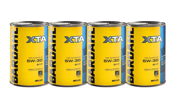 Bardahl - XTA R17 5W-30 4 LT Olio Motore per Auto, Lubrificante per Vetture Benzina e Diesel Equipaggiate di DPF o FAP, Pulisce gli Organi del Motore, con Formula Anti-Usura