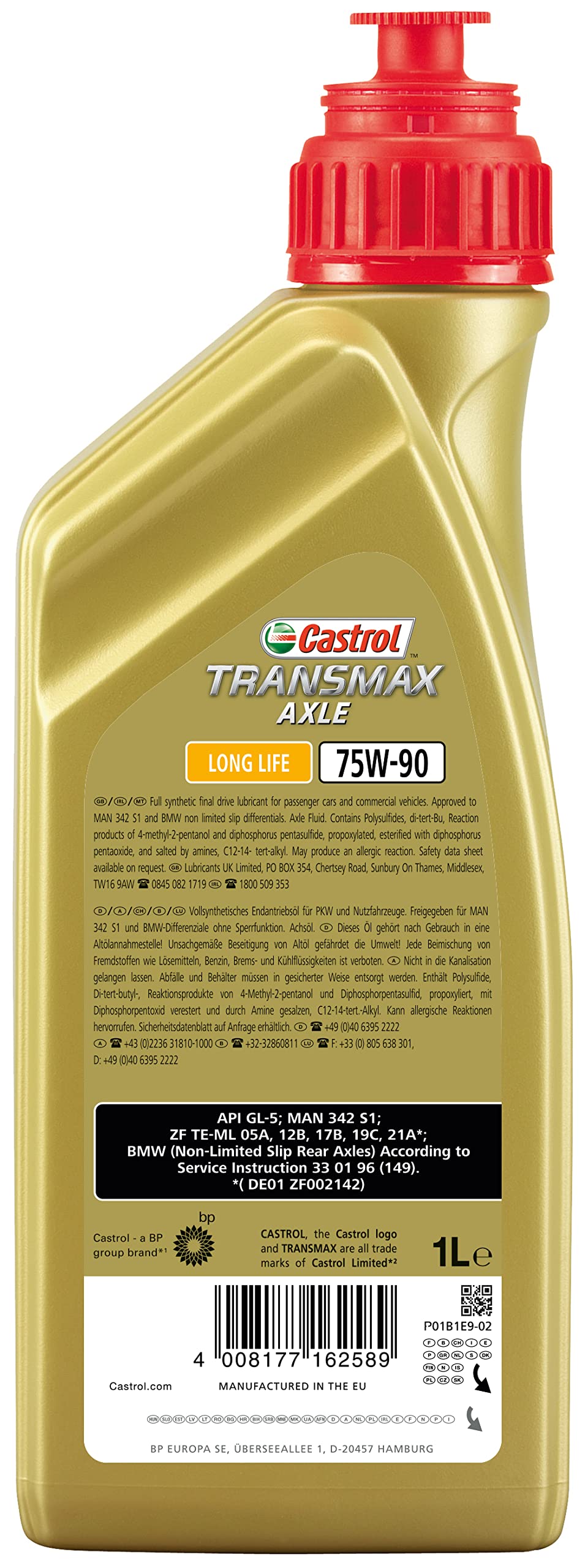 CASTROL 15D6ED Olio cambio 1L