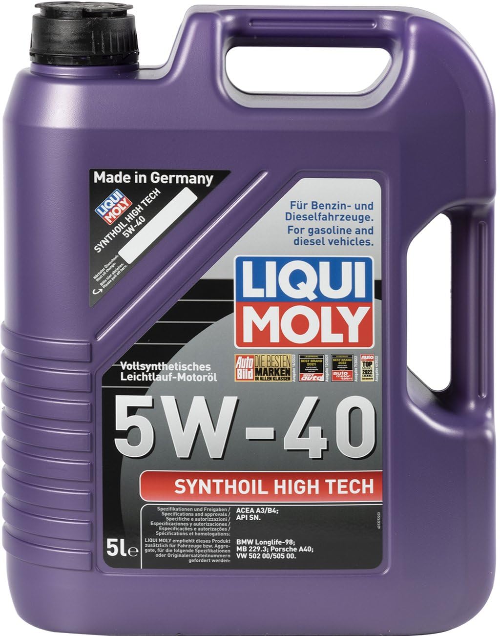 Olio motore Synthoil High Tech 5W-40 5L