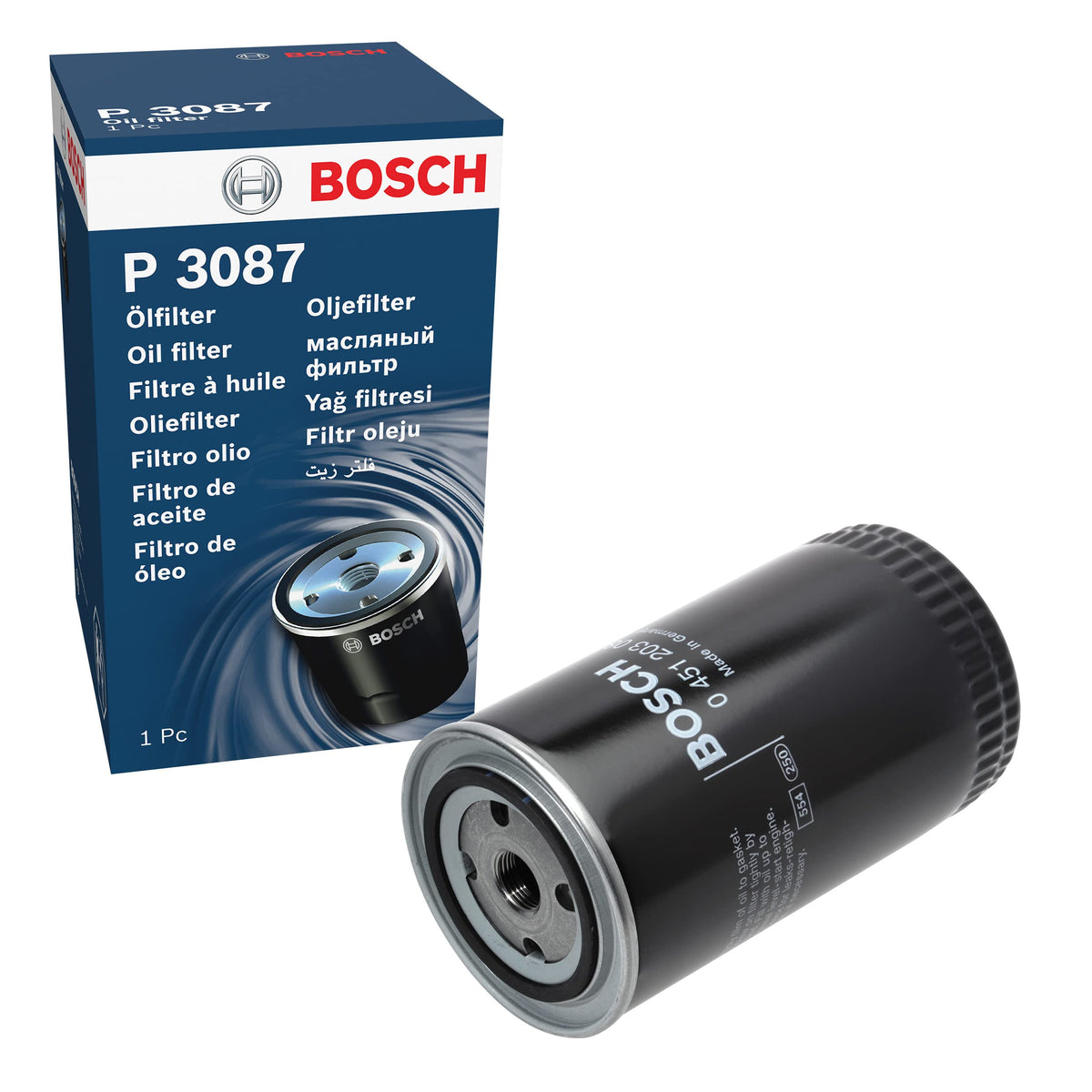 Bosch P3087 - Filtro Olio
