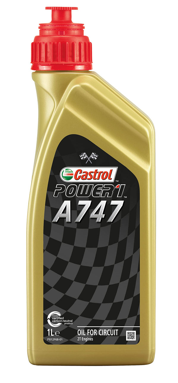 CASTROL A747 LT.1 ITA Caratteristiche: 2T-Semisintetico Racing a Basso tenore di Ceneri