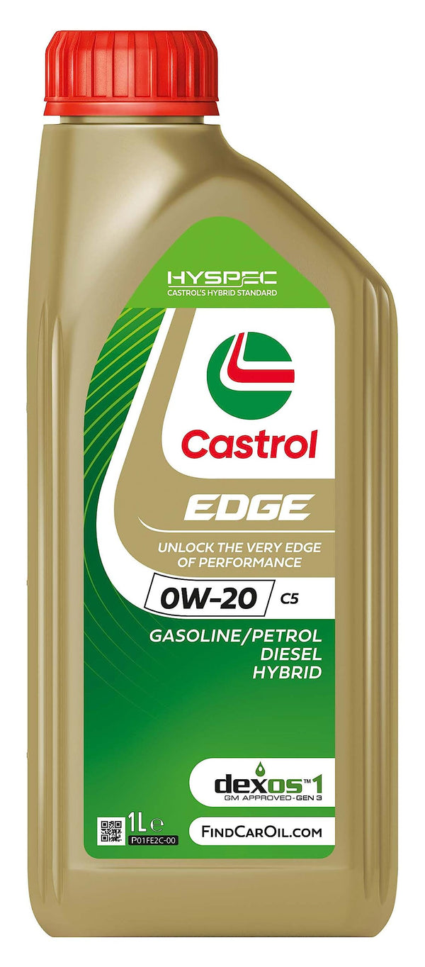 CASTROL Olio motore EDGE 0W-20 Olio sintetico 100% 1 L Compatibilità con OPEL Mokka/Mokka X J13, NISSAN Qashqai II J11, J11, TOYOTA Yaris Hatchback P9, MERCEDES-BENZ Classe A W177