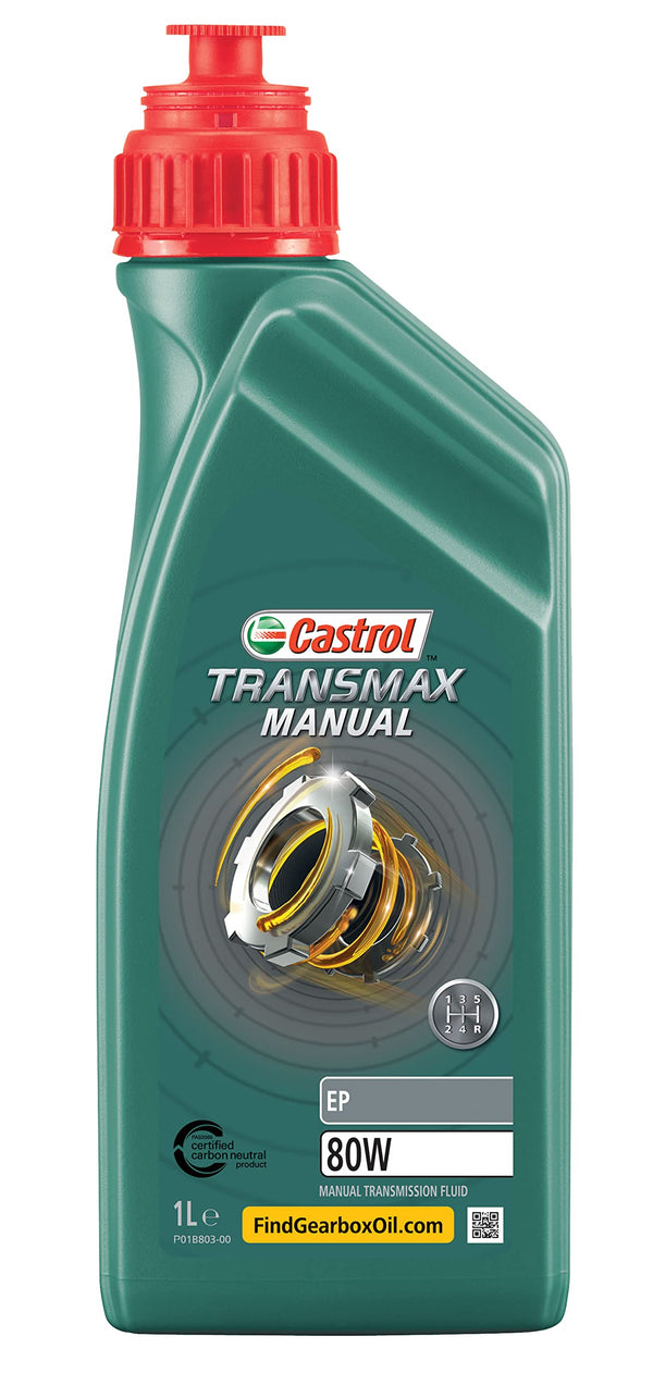 Castrol Transmax Manual EP 80W-90 1LT Fluido formulato con basi minerali per cambi manuali