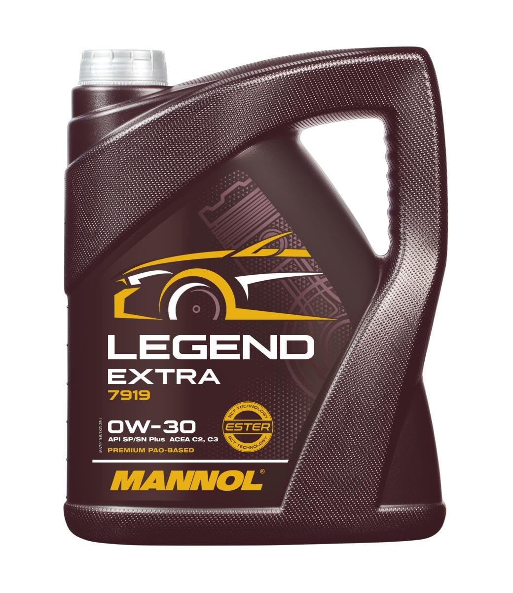 MANNOL Olio motore LEGEND 0W-30 5 L Compatibilità con PEUGEOT 206 2 volumi/Coda spiovente 2A/C 207 WA, WC 208 I Hatchback CA, CC 2008 Station Wagon CU, CITROËN C3 I Hatchback FC, FN