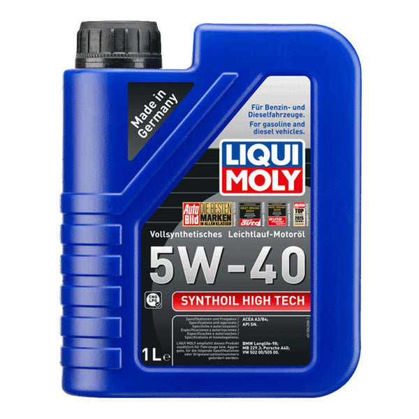 LIQUI MOLY Olio motore Synthoil 5W-40 Olio sintetico 1 L Compatibilità con RENAULT Clio 3 Hatchback BR0/1, CR0/1 Clio 2 BB0/1/2, CB0/1/2 Clio 4 Hatchback BH, PEUGEOT 206 2 volumi/Coda spiovente 2A/C