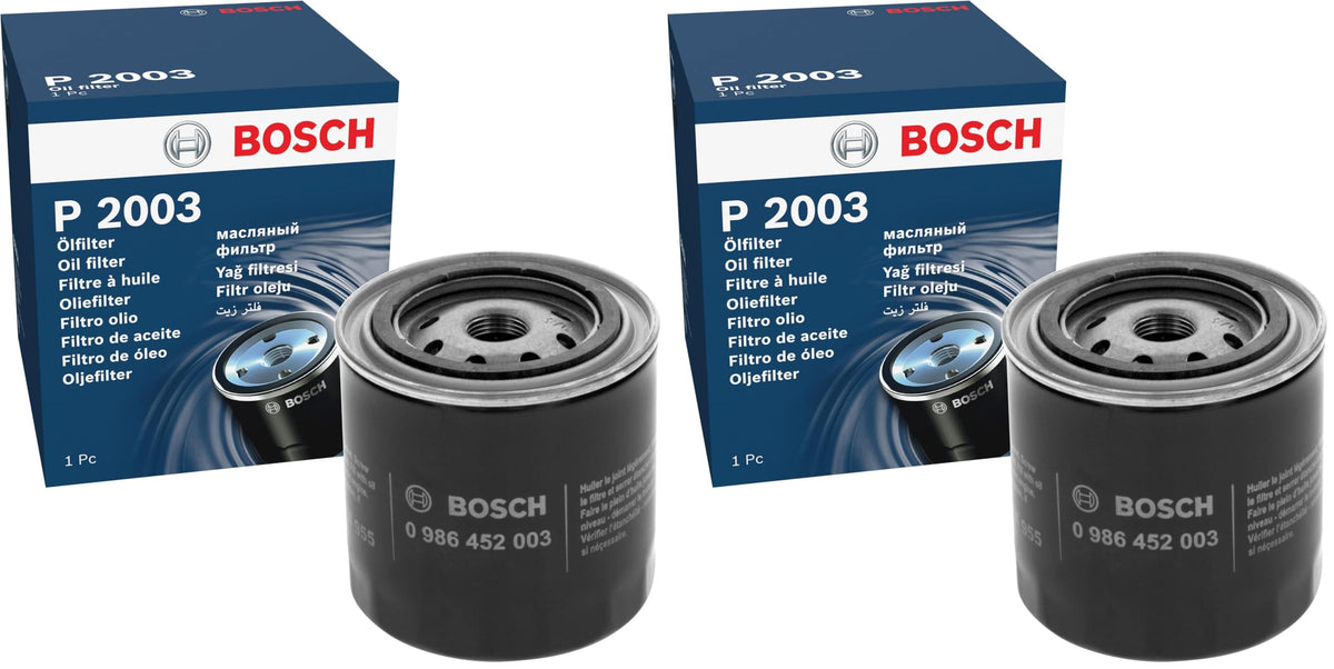 Bosch P2003 - Filtro Olio (Confezione da 2)