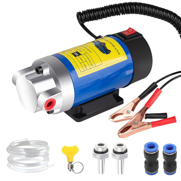 Pompa Estrattore Olio, Pompa di Trasferimento Dell'Olio Elettrica dell'automobile 12v 100w Pompa Dell'Estrattore Dell'Olio,Elettrica Pompa Estrattore per Automobile, Motorbike, Trattori, Camion