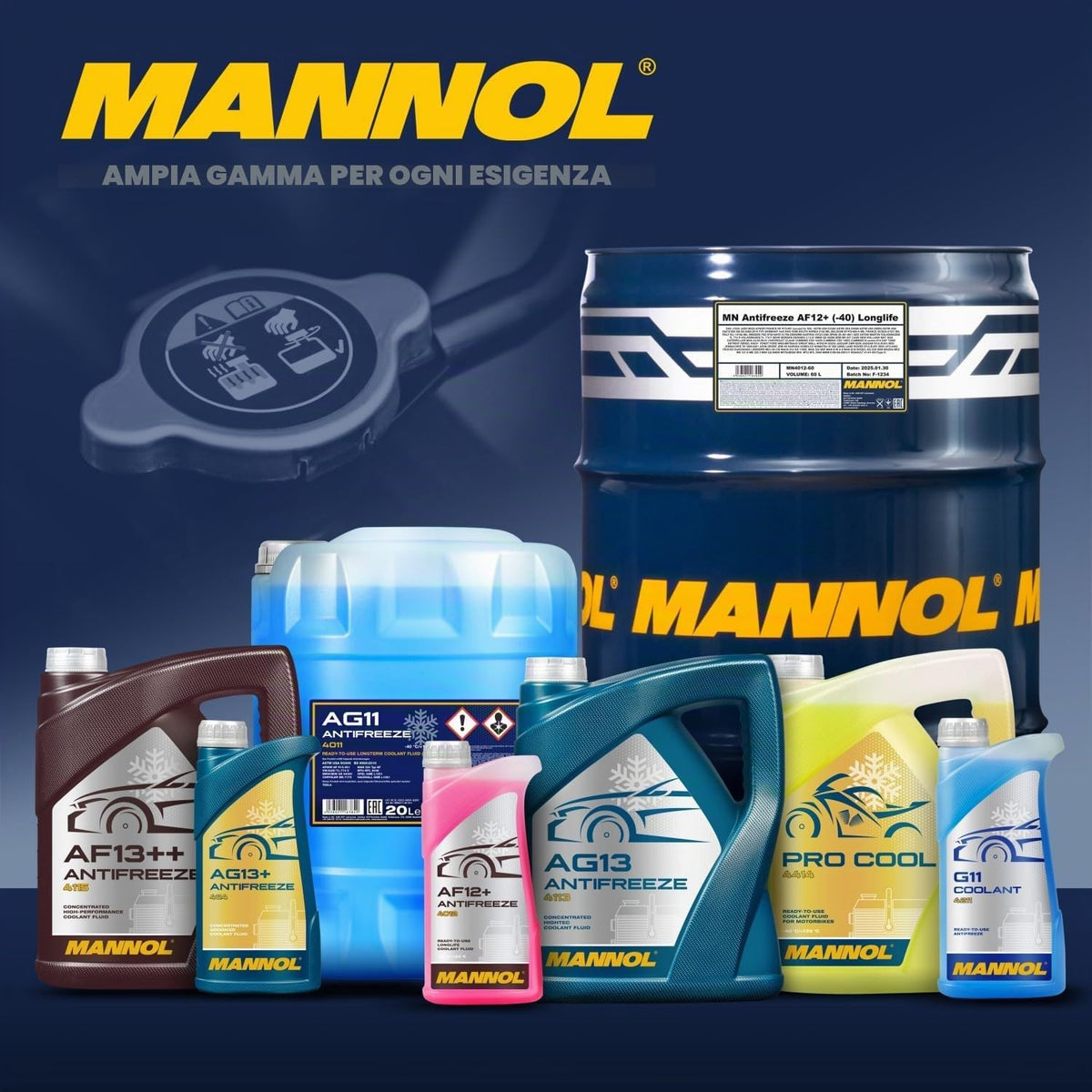 MANNOL MN4111-5 Antigelo 5L Blu
