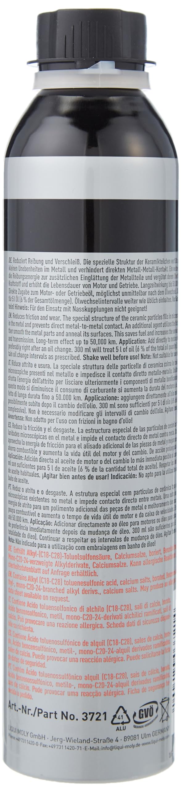 Liqui Moly Cera Tec Olio di Motore Additivo (300 Ml) - 300 ml - 2 Pack