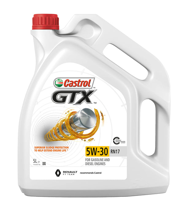 CASTROL Olio motore GTX 5W-30 Olio sintetico Olio 5 L