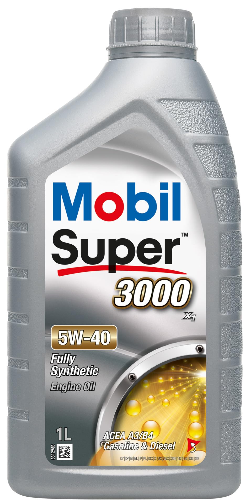 Mobil Super3000 X1 5W40 5L, Olio Motore