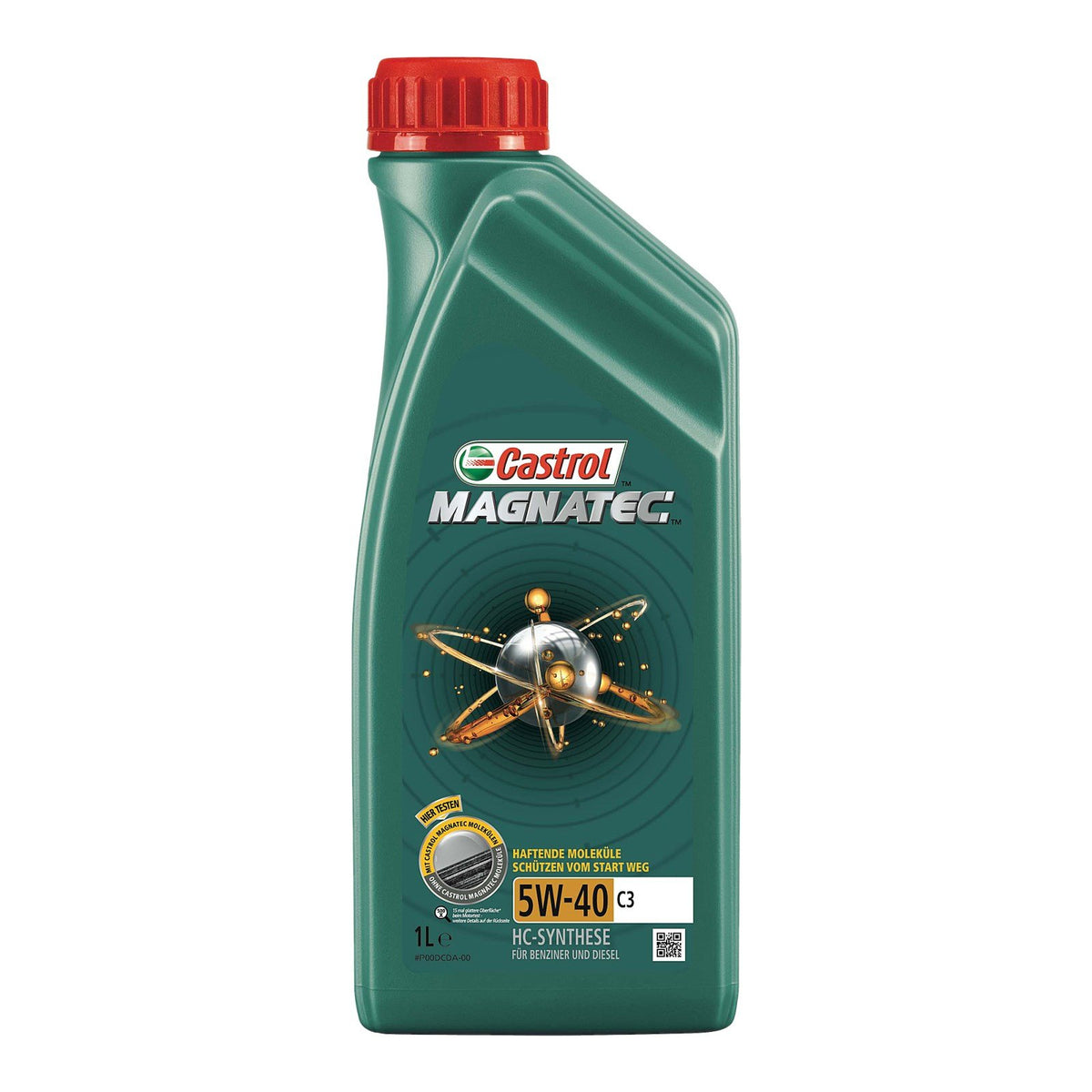 1 L + 5 L = 6 litro Castrol Magnatec 5W-40 C3 olio motore incl. Castrol etichetta cambio olio; specifico: API SN/CF; ACEA C3; MB 229.31; VW 502 00/505 00; BMW Longlife-04; Renault RN0700/0710; dexos2®
