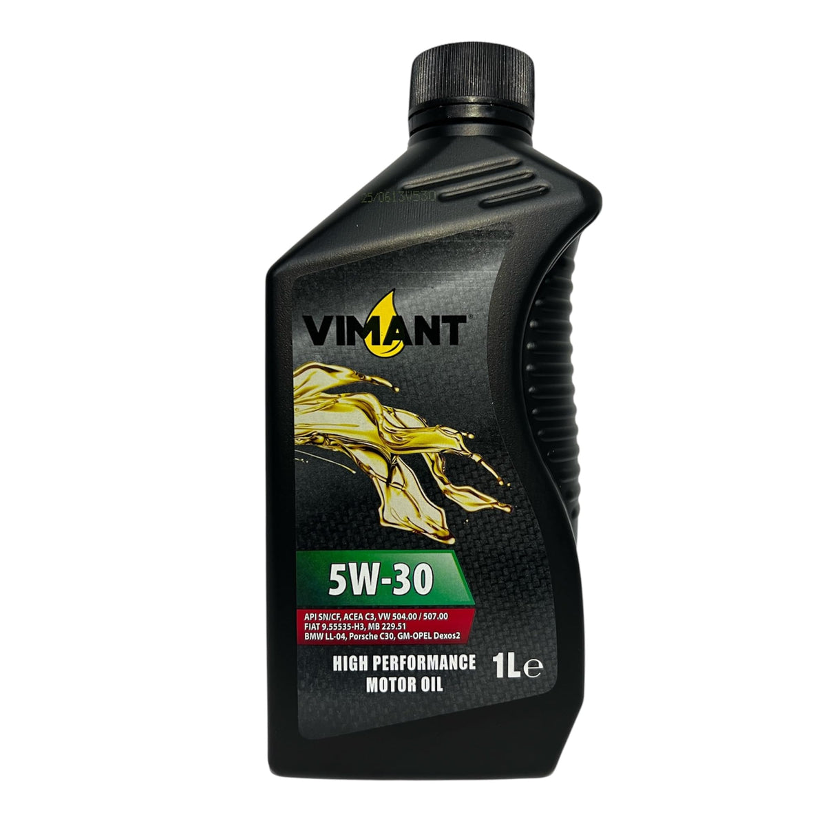 VIMANT Olio Motore Auto SAE 5W-30, 1 Litro, 100% Sintetico, API SN/CF, ACEA C3 (1)