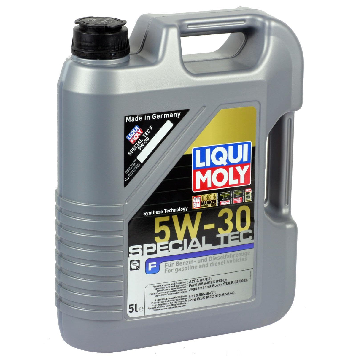 LIQUI MOLY Olio motore Special Tec 5W-30 Olio sintetico 5 L Compatibilità con RENAULT Clio 3 Hatchback BR0/1, CR0/1 Clio 2 BB0/1/2, CB0/1/2 Twingo 1 C06 Trafic 2 Furgonato FL, NISSAN