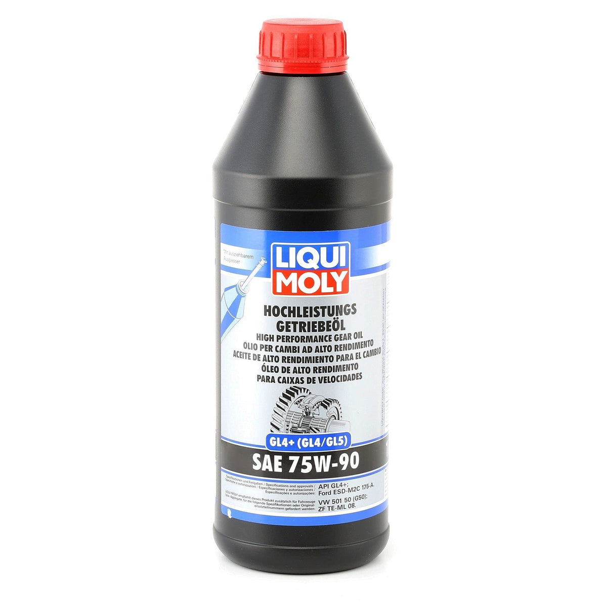 Liquimoly Olio per Cambi ad Alto rendimento (GL 4+) SAE 75W-90 1lt (Olio Trasmissioni) / High Performance Gear Oil (GL 4+) SAE 75W-90 1lt (Oil Trasmission)