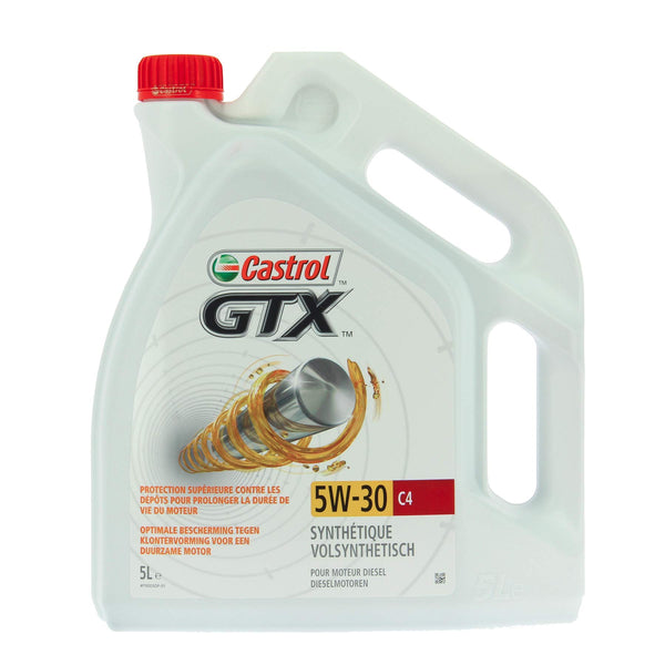 CASTROL 055075 - Olio Motore GTX 5 W 30 C4, 5 L
