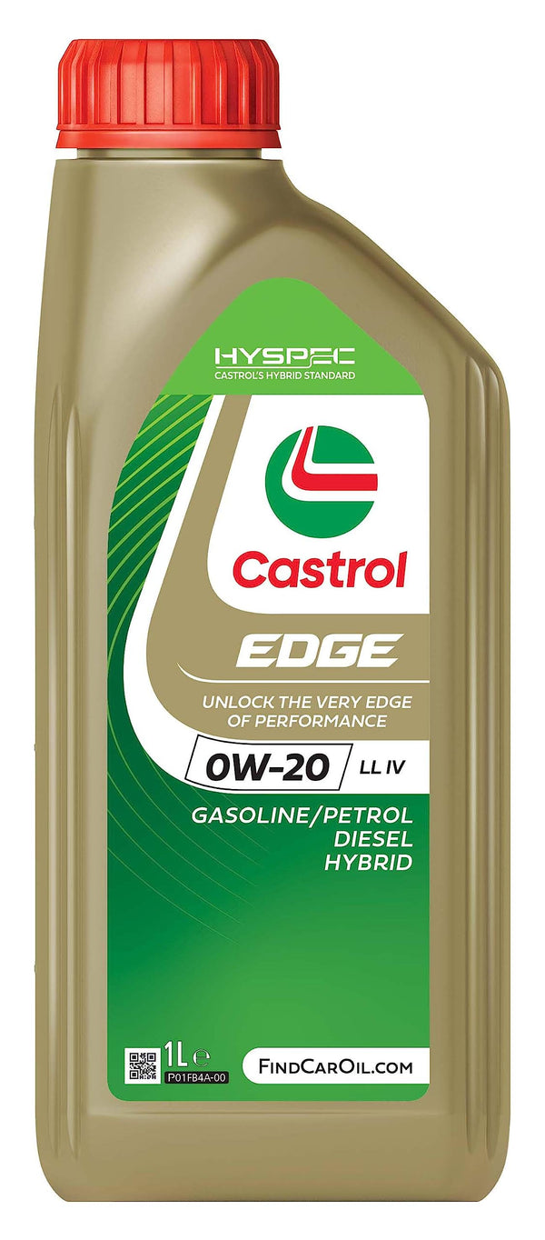 Castrol EDGE 0W-20 LL IV Olio Motore per Auto Totalmente Sintetico, 1L