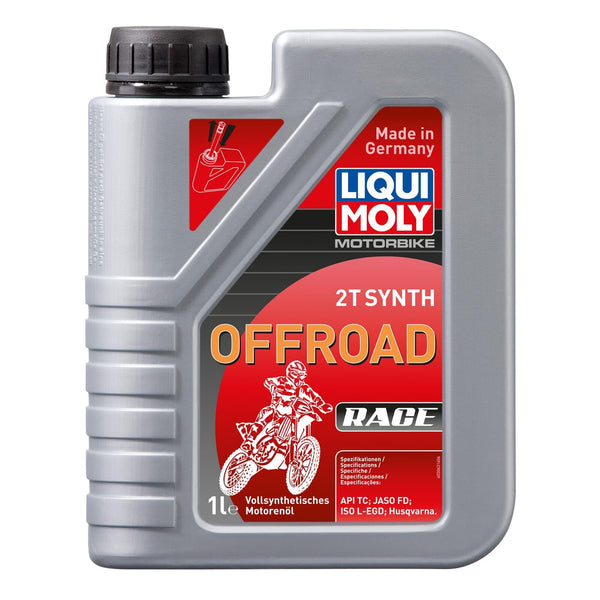 LIQUI MOLY Olio motore Motorbike 2T Synth Olio sintetico 100% 1 L Compatibilità con HUSQVARNA MOTORCYCLE SM, GASGAS MOTORCYCLES EC