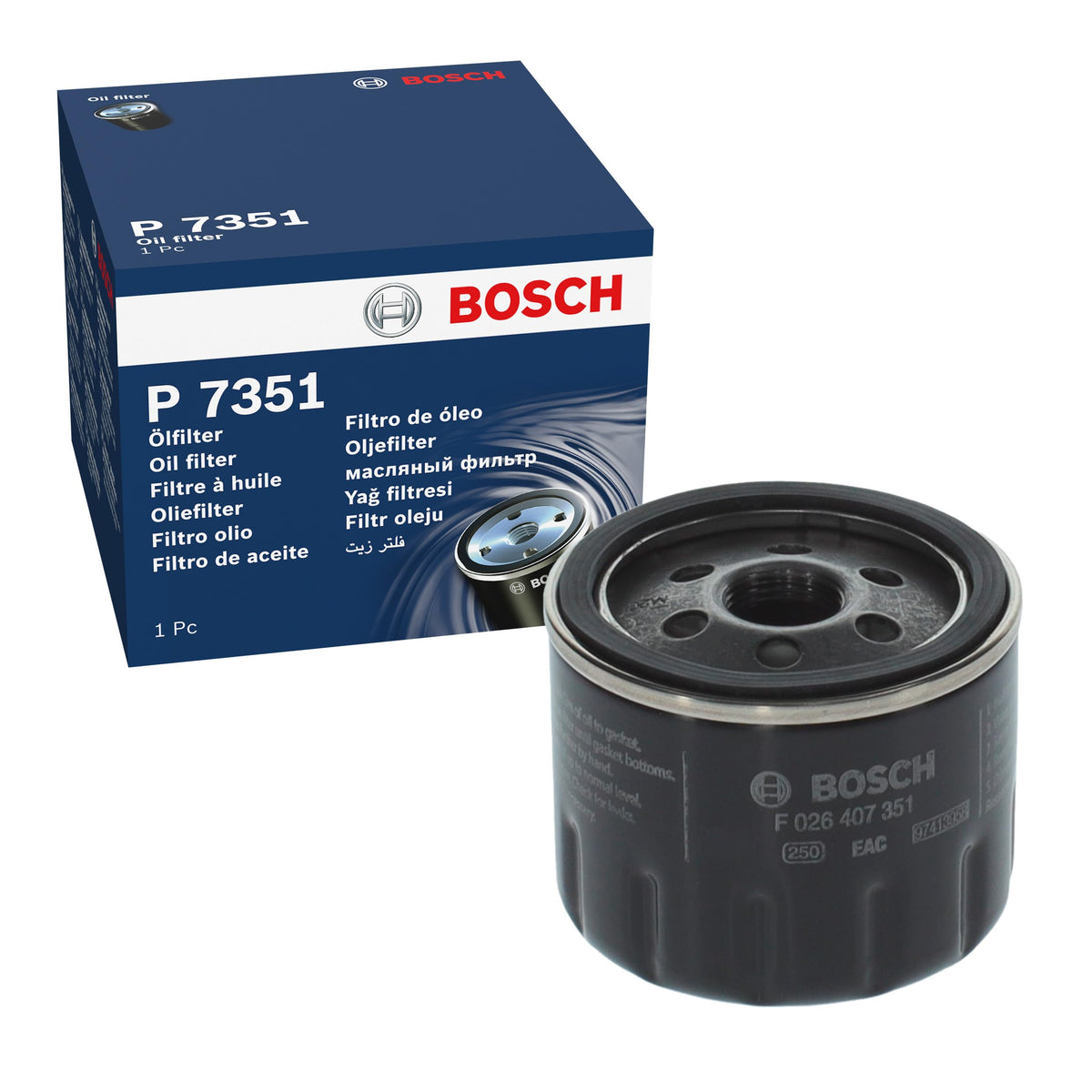 BOSCH Filtro olio F026407351