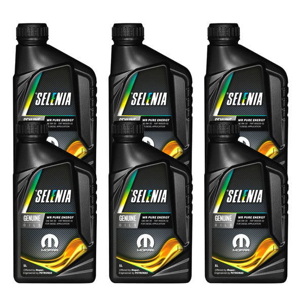 Selenia 70205EC8EU WR Pure Energy 5w30, Olio Motore Auto Diesel, Acea C2, 6 litri