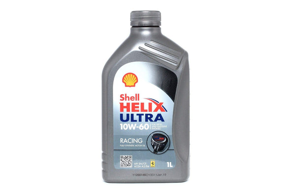 SHELL Olio motore Helix 10W-60 Olio sintetico 100% 1 L Compatibilità con VW Golf 4 Hatchback 1J1 Golf 5 Hatchback 1K1 POLO 9N, BMW 3 Sedan E90, AUDI A3 Sportback 8PA