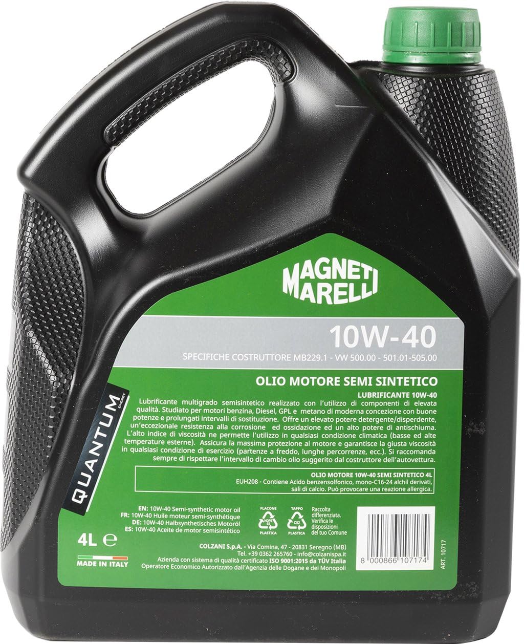 Magneti Marelli Lubrificante auto sintetico olio motore 5W-30 4lt ACEA C3
