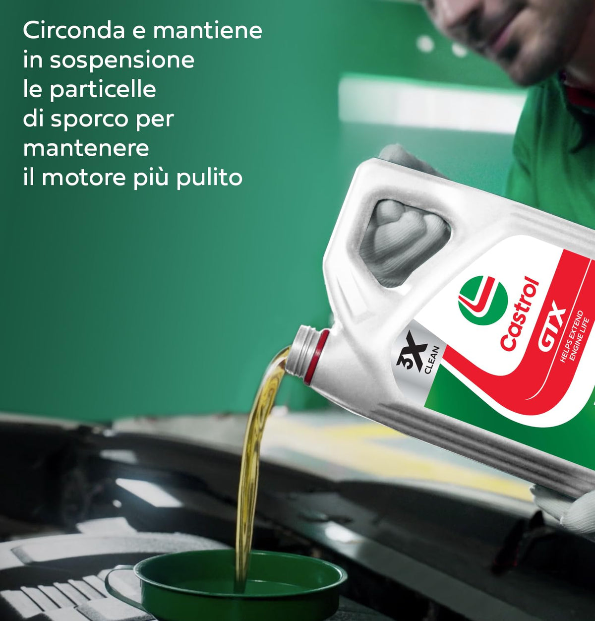 Castrol GTX 5W-30 RN17 Olio Motore per auto Totalmente Sintetico, 5L