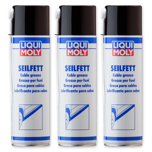 3 X Liqui Moly 6135 corda grasso spray protezione cavità Dose Aerosol 500 ML