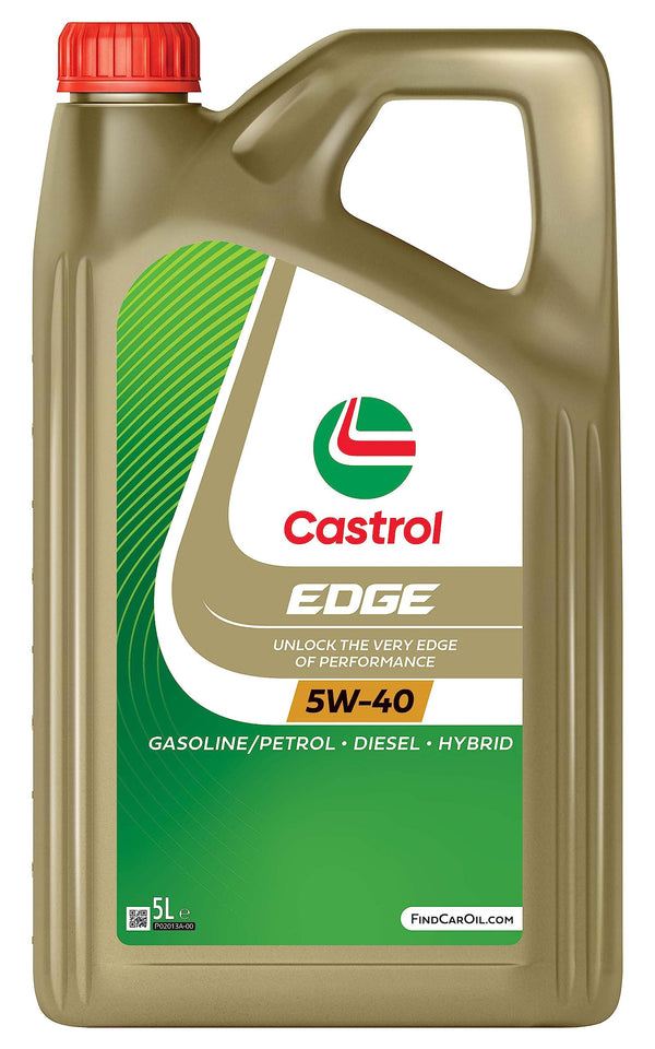 Castrol EDGE 5W-40 Olio Motore per auto Totalmente Sintetico, 5L