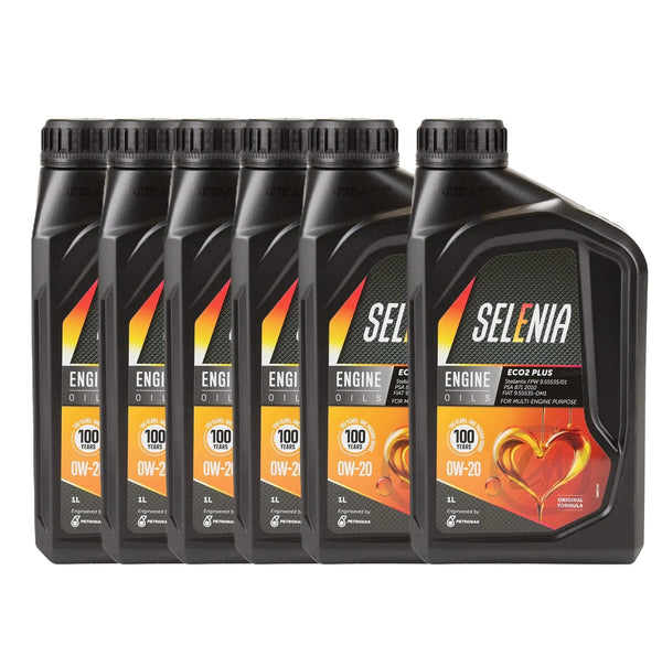 6 LITRI OLIO MOTORE SELENIA ECO2 PLUS 0W-20 NUOVA VERSIONE ACEA C5