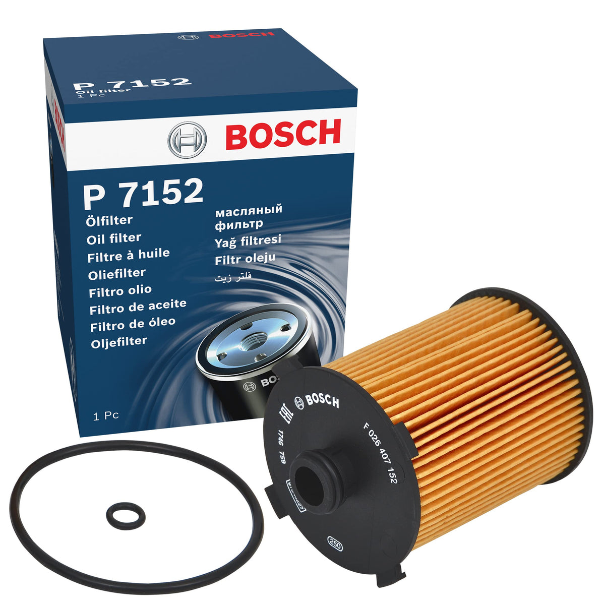 BOSCH Filtro olio F026407152