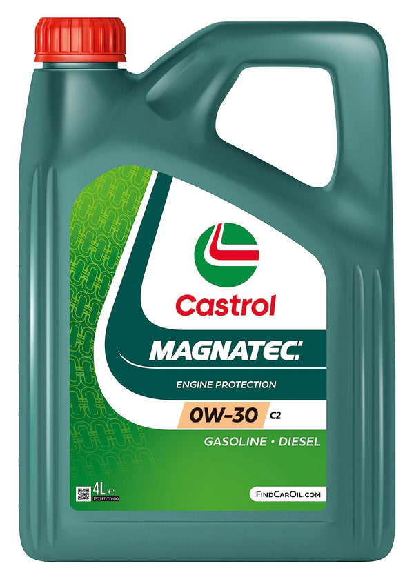 Castrol MAGNATEC 0W-30 C2 Olio Motore per auto Totalmente Sintetico, 4L