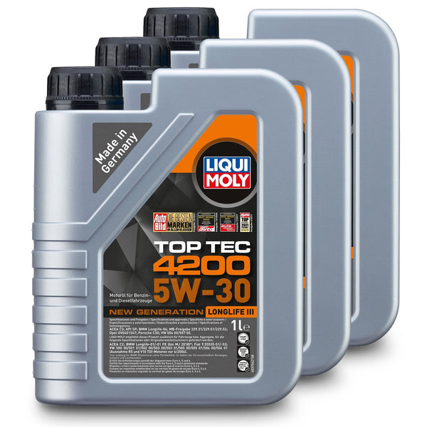 Liqui Moly 3706 Top Tec 4200 5W-30 - Olio motore 3 LITRI