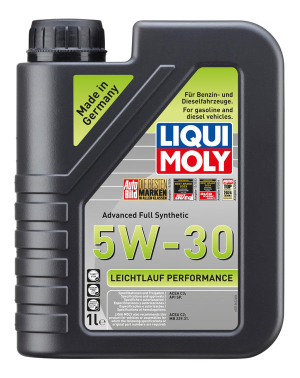 LIQUI MOLY | Leichtlauf Performance 5W-30 | 1 L | Oli motore | Sintetico completo avanzato | SKU: 21363
