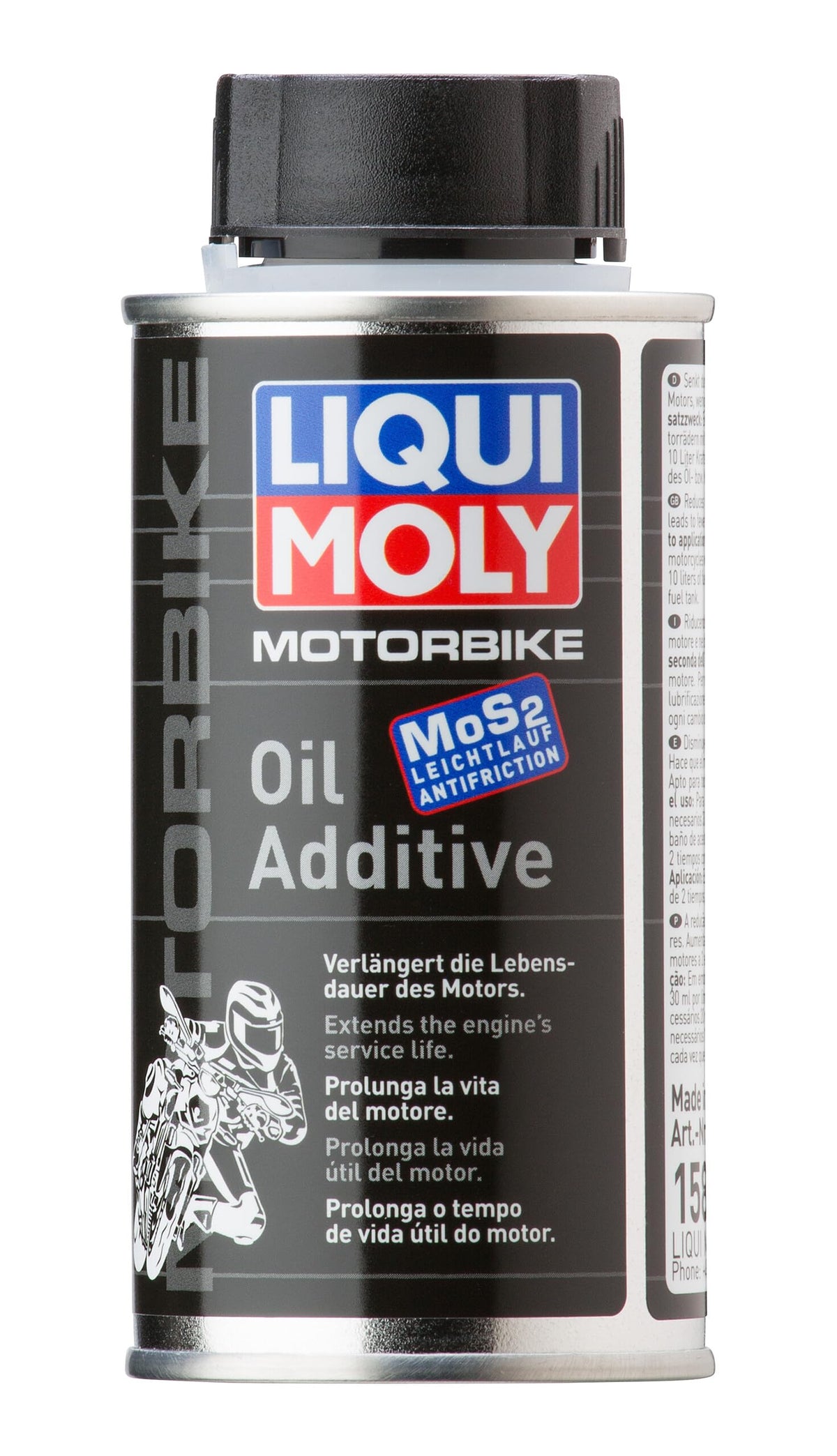 Liqui Moly Motorbike Oil Additive, 125 ml, Aditivo per l'olio per motociclette, sku: 1580