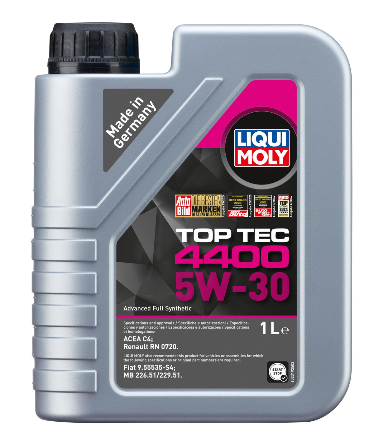 LIQUI MOLY | Top Tec 4400 5W-30 | 1 L | Oli motore | Tecnologia sintetica | SKU: 2319