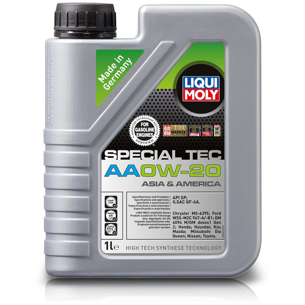 LIQUI MOLY Olio motore Special Tec 0W-20 Olio sintetico 5 L Compatibilità con NISSAN Qashqai II J11, J11, TOYOTA Yaris Hatchback P9