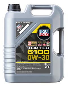 LIQUI MOLY Olio motore Top Tec 0W-30 5 L Compatibilità con PEUGEOT 206 2 volumi/Coda spiovente 2A/C 207 WA, WC 308 I Hatchback 4A, 4C 307 3A/C, CITROËN C3 I Hatchback FC, FN