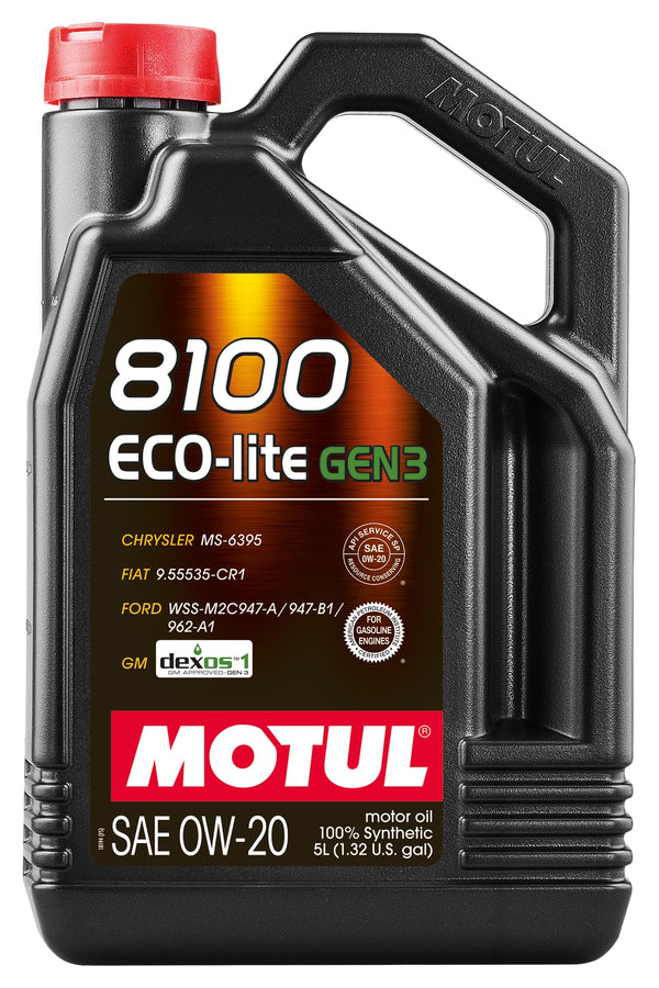 MOTUL Olio motore 8100 0W-20 Olio 5 L