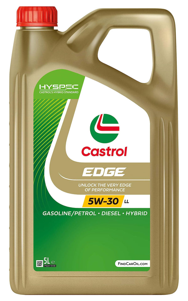 Castrol EDGE 5W-30 LL Olio Motore per auto Totalmente Sintetico, 5L
