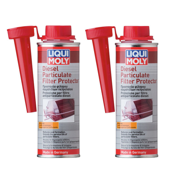 2 x filtro antiparticolato Diesel Liqui Moly Protector DPF Cleaner rigeneratore 250 ml