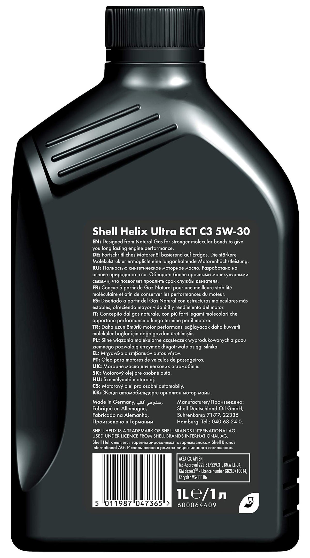 Shell 550042844 Helix Ultra ECT C3 motoröle 5 W-30, 1 l