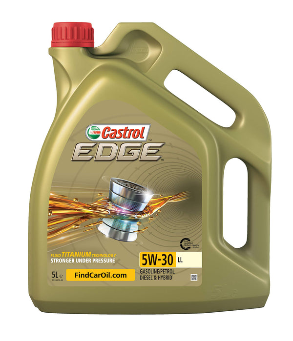 CASTROL Olio motore EDGE 5W-30 Olio sintetico 5 L Compatibilità con RENAULT Clio 3 Hatchback BR0/1, CR0/1, VW Polo Hatchback 6R1, 6C1 Golf 4 Hatchback 1J1 Golf 7 Hatchback 5G1, BQ1, BE1, BE2 Golf 6